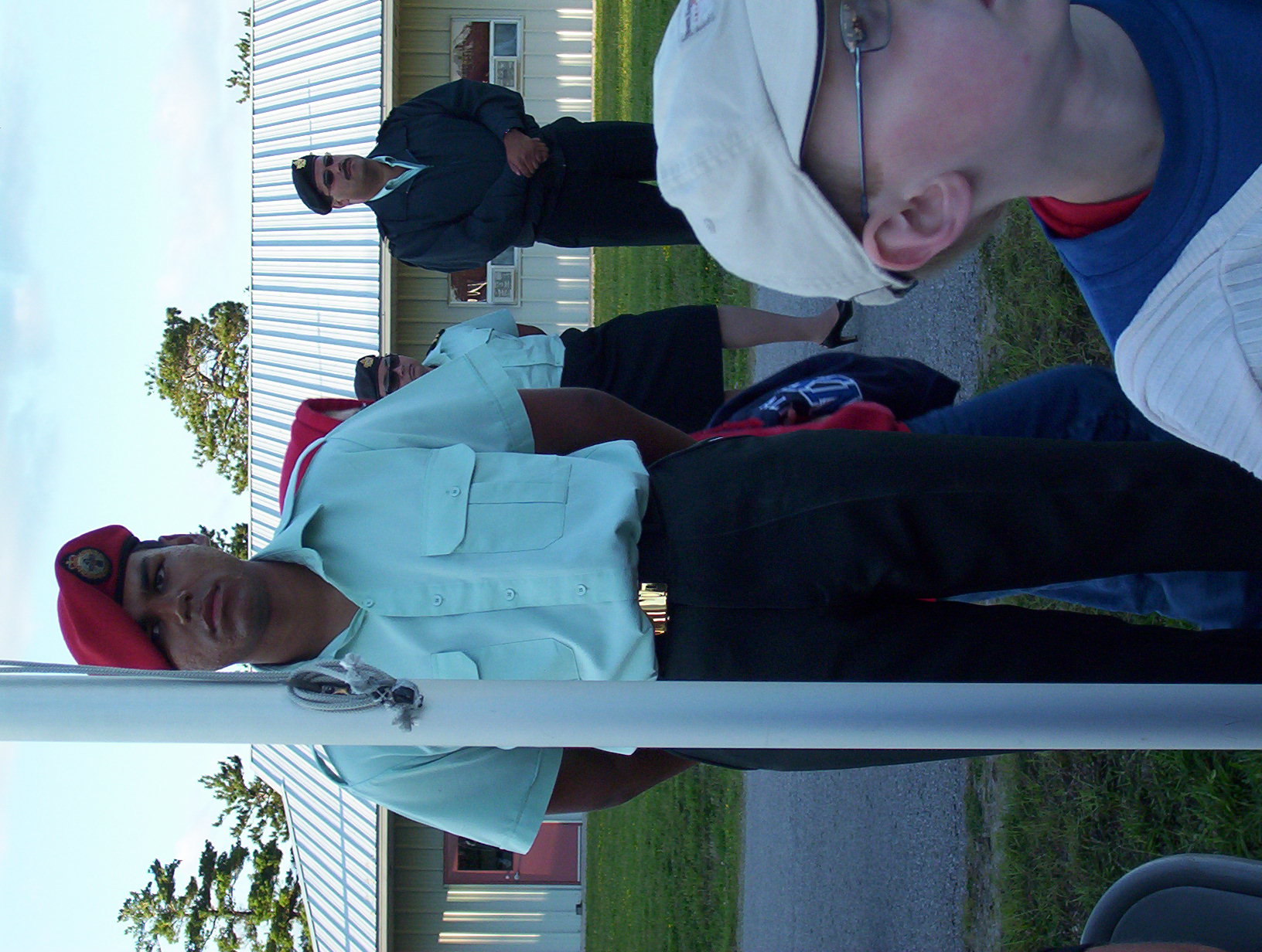 standing by the flagpole — photo 2