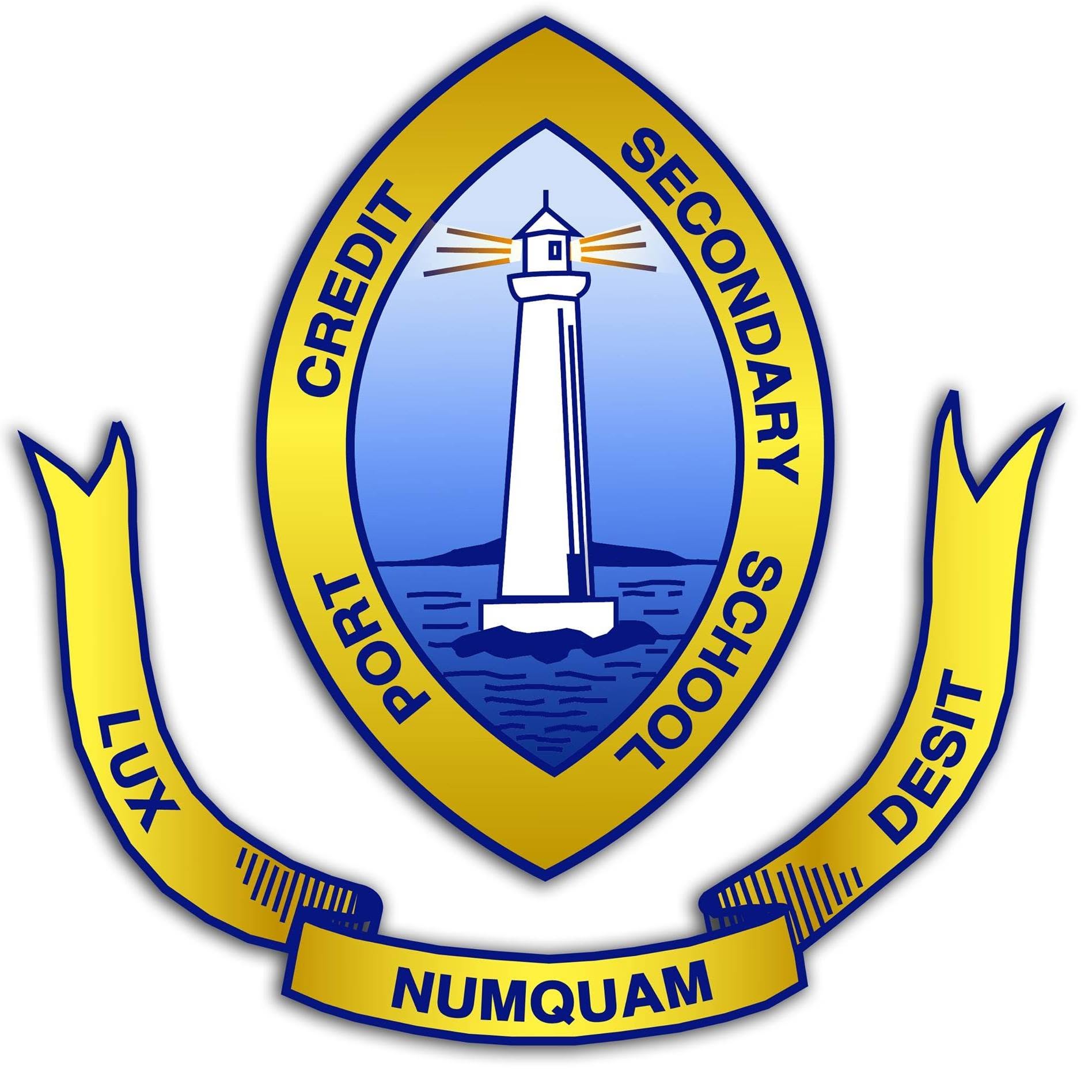 Current Port Credit Secondary School lighthouse logo