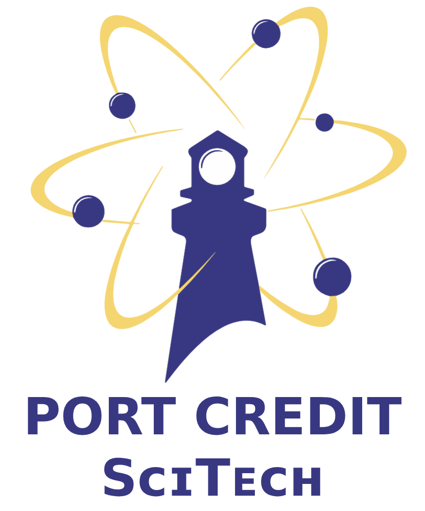 Port Credit SciTech logo with larger lettering